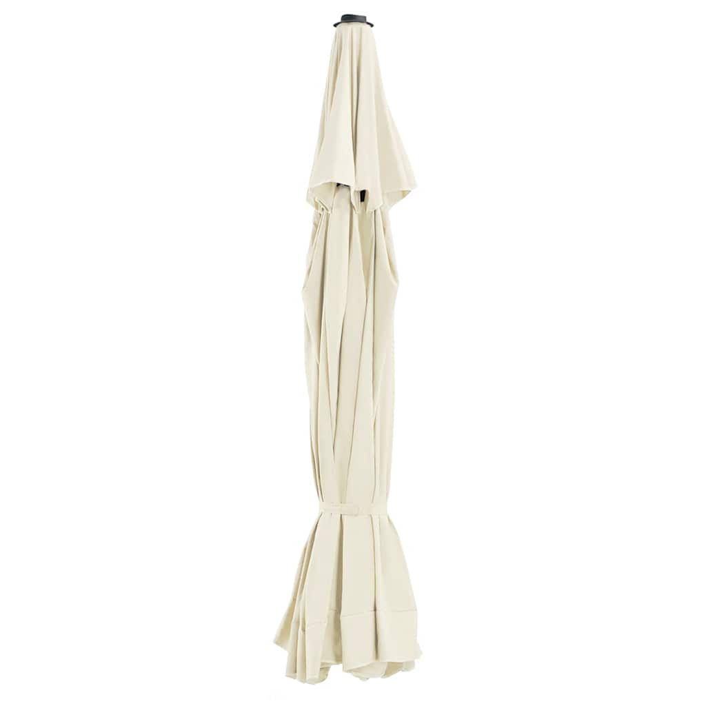 Tissu De Remplacement Pour Parasol D'Extérieur Sable 515 Cm Vidaxl