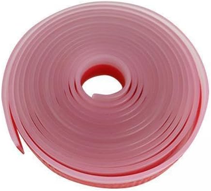 Bande de rechange pour rail de guidage, caoutchouc, 3 m, coupes droites, lot de 2