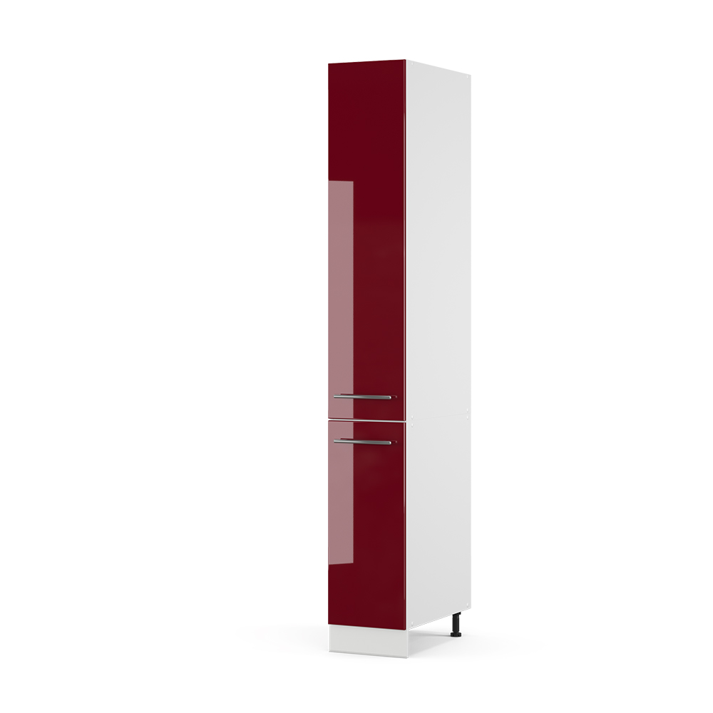 Vicco - Meuble haute de cuisine Fame-Line, Rouge bordeaux Haute brillance, 30 cm