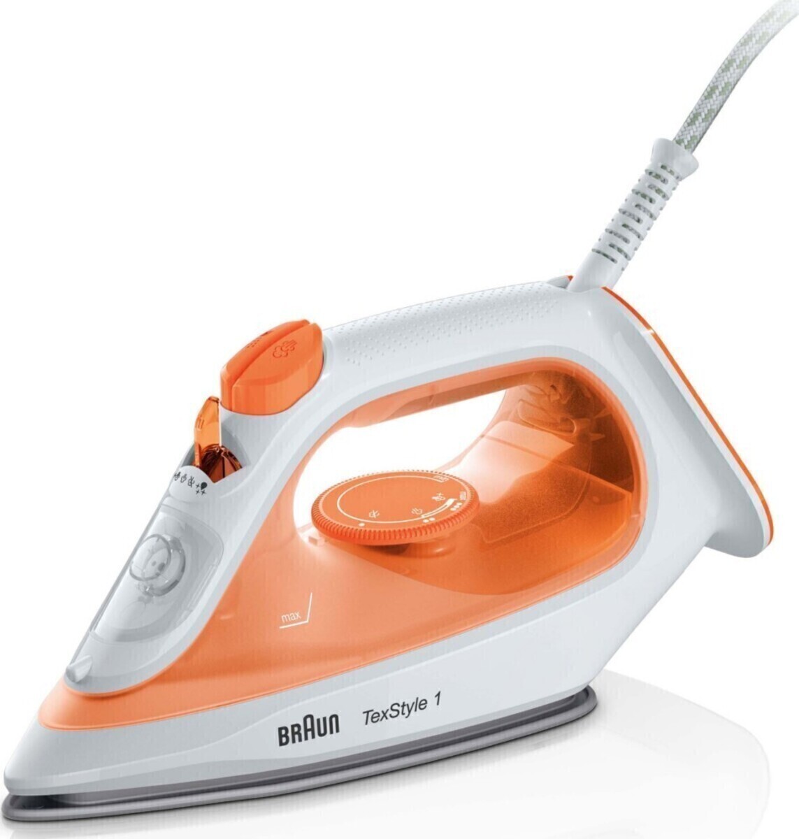 Braun Orange Texstyle Si1009or Dampfbügeleisen