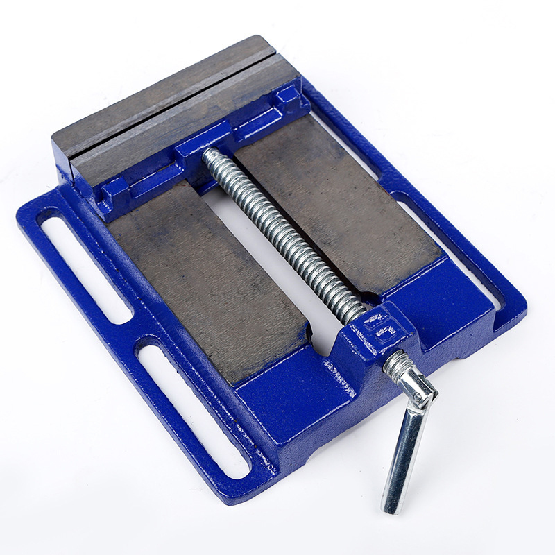 Étau de perceuse à colonne en acier forgé, ouverture 10 cm, pour perçage, polissage et gravure