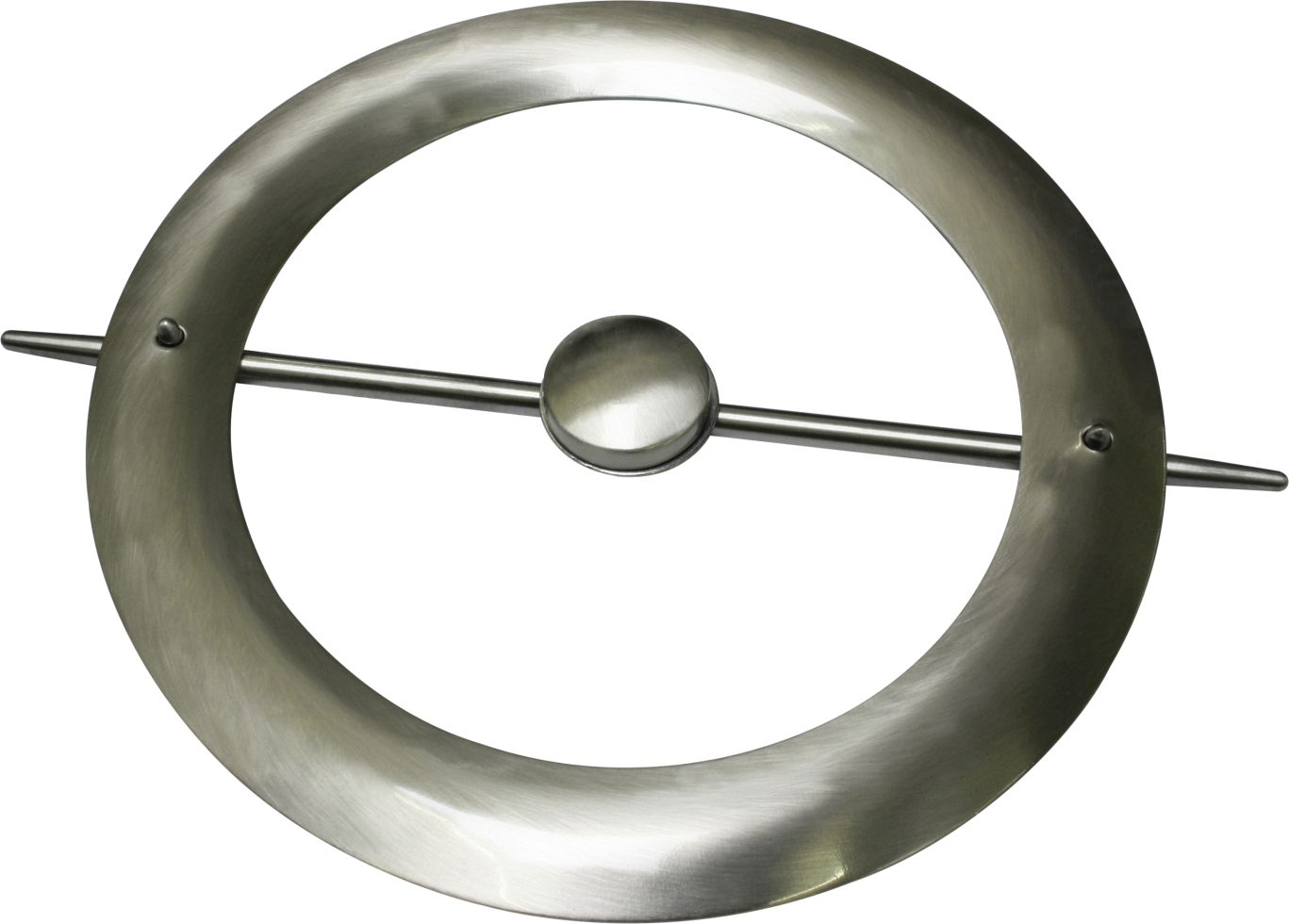 Gardinia Dekoring Edelstahl-Optik, Ø 18 Cm Wandbehang