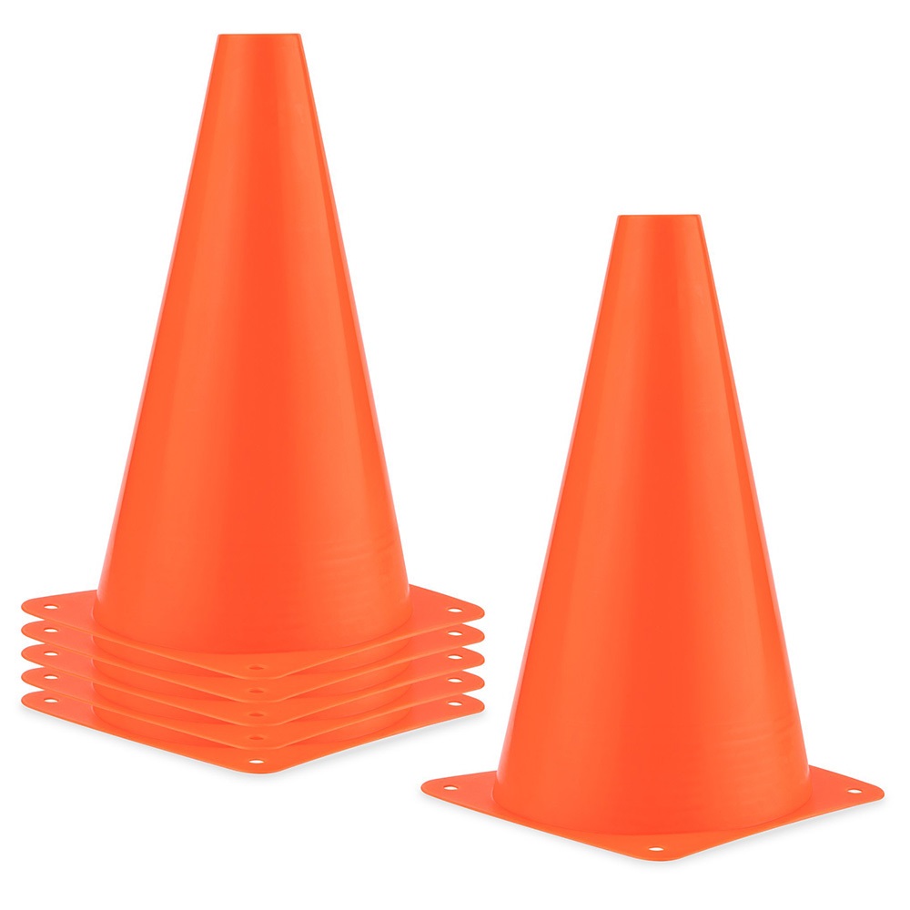 Avento Orange Flexibler Slalom-Trainingskonus - Image 2