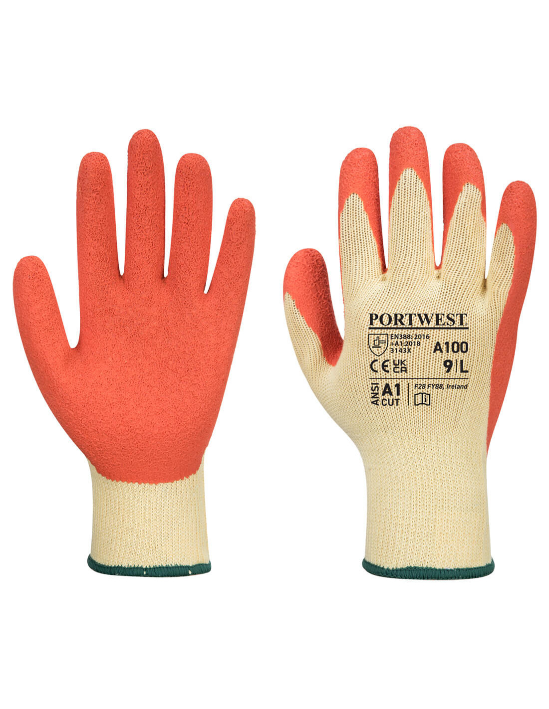 Portwest Gant Enduit Latex Orange Adhérence Supérieure, Protection Polyvalente - Bild 3