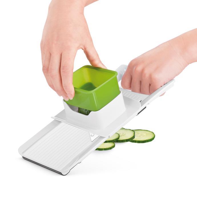 Tescoma Weiss/Grün Scheibenreibe Handy, Einstellbar, Küchenreibe, - Image 3