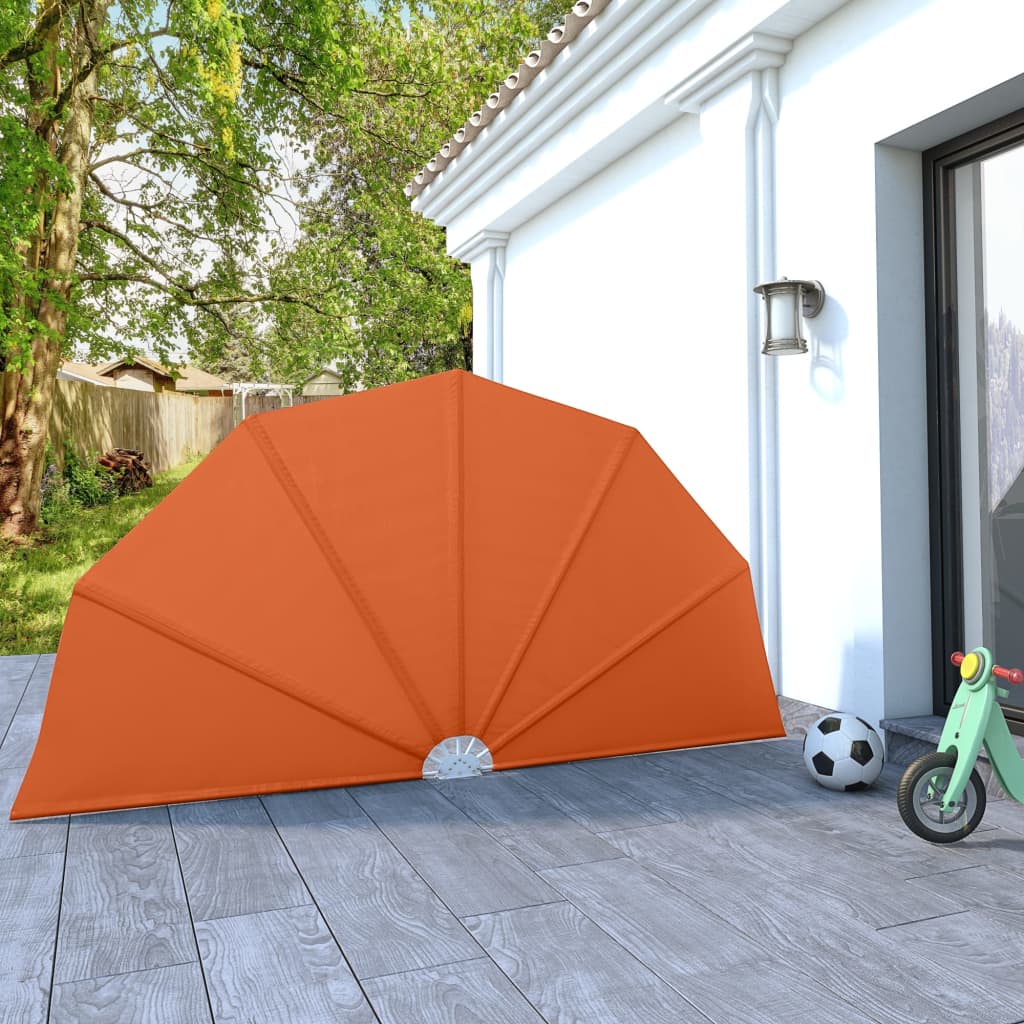 Vidaxl - Collapsible Terrace Side Awning Terracotta 160 Cm