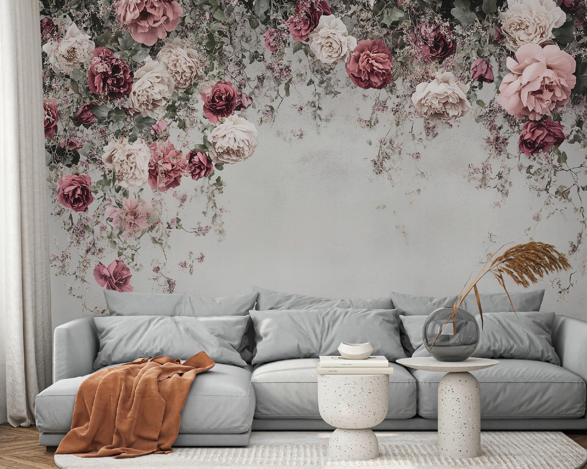 Wallarena Vlies Fototapete Blumen Rosen 150x105 Cm, Tapeten, Für Wohn Und Schlafzimmer, Vliestapete Wandtapete Tapete 3d Effekt- Inkl. Kleister - Botanisch