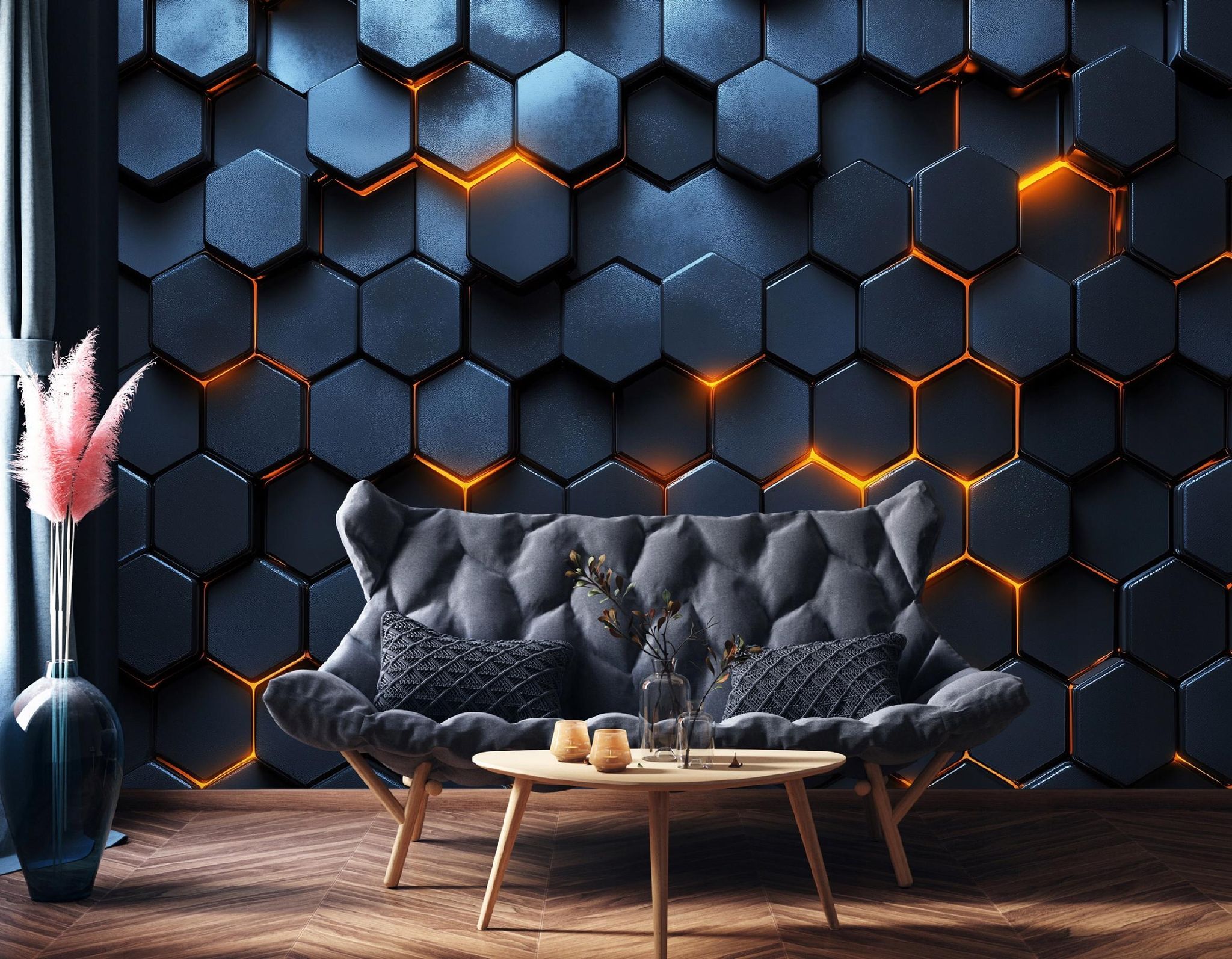 Wallarena Vlies Fototapete Geometrisch 250x175 Cm, Tapeten, Für Wohn Und Schlafzimmer, Vliestapete Wandtapete Tapete 3d Effekt- Inkl. Kleister - Modern
