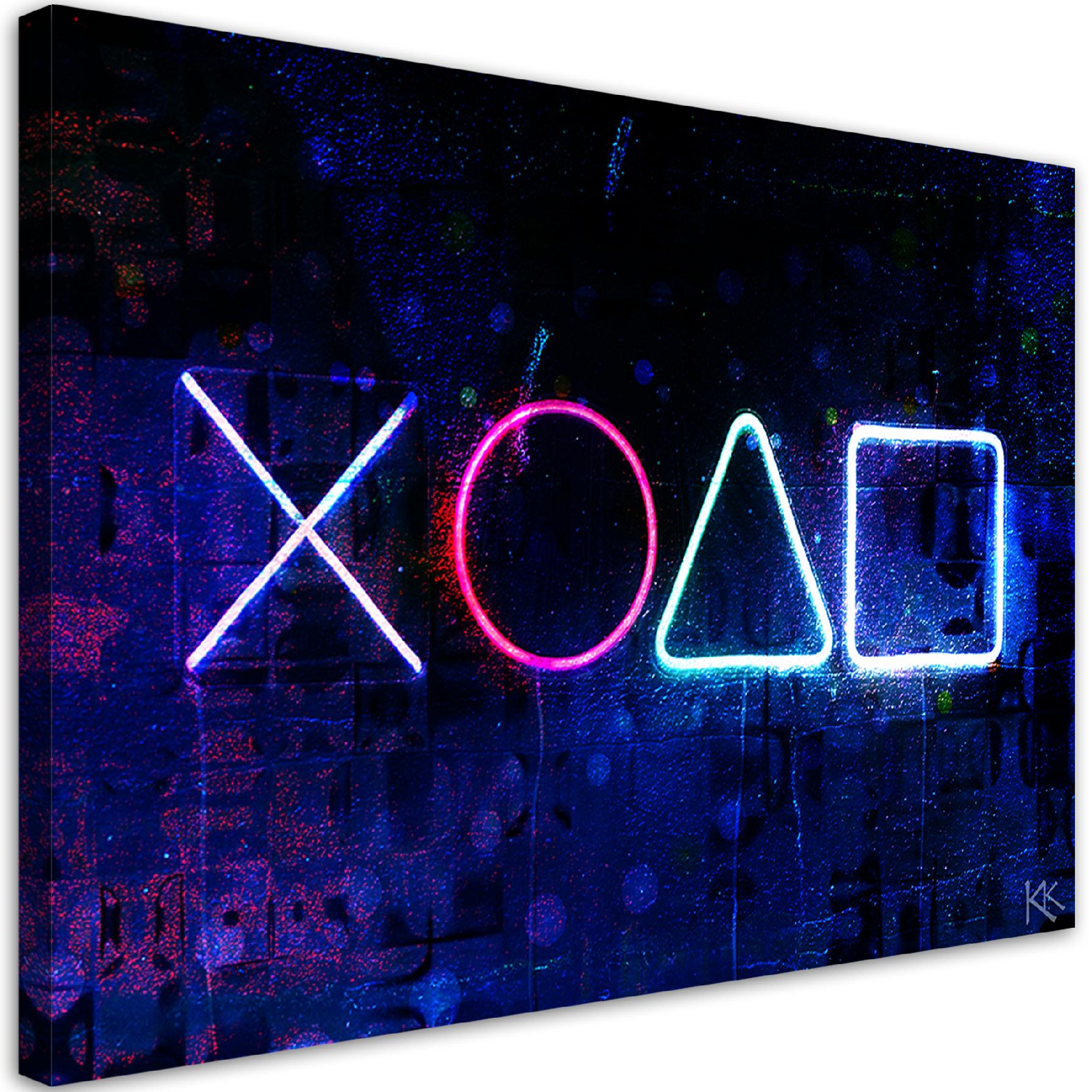 Quadro Su Tela, Pulsanti Per Il Controller - 100x70
