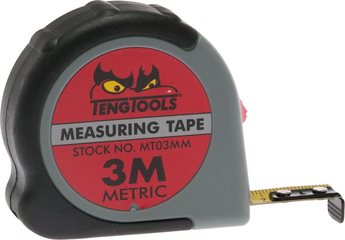 Teng Tools , Längenmesswerkzeug, Measuring Tape 3 M Steel (Mt03mm) (3 M) - Bild 3