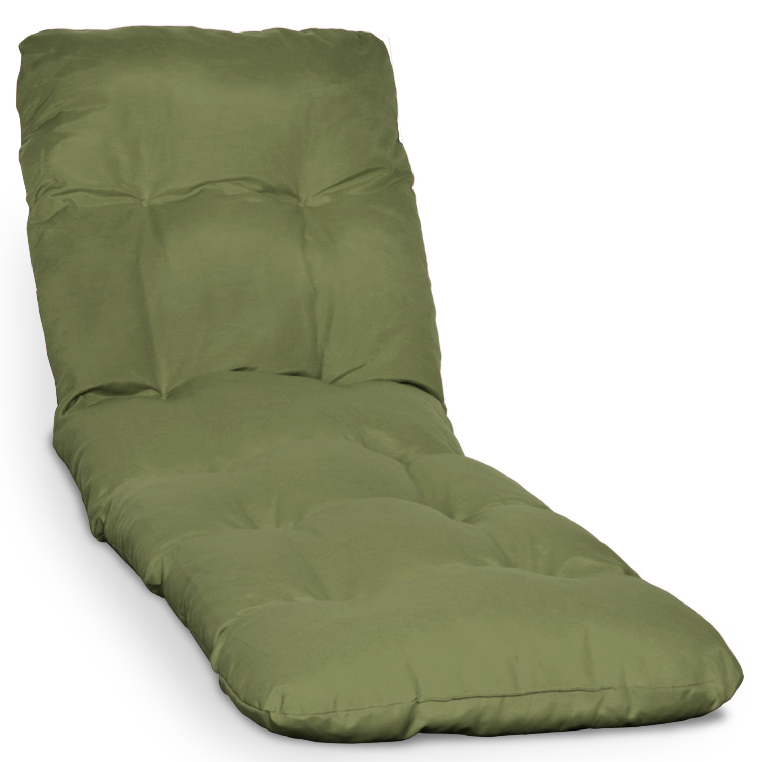 Coussin Pour Transat Deckchair Flair Rl, 190 X 60 X 8 Cm, Vert Olive