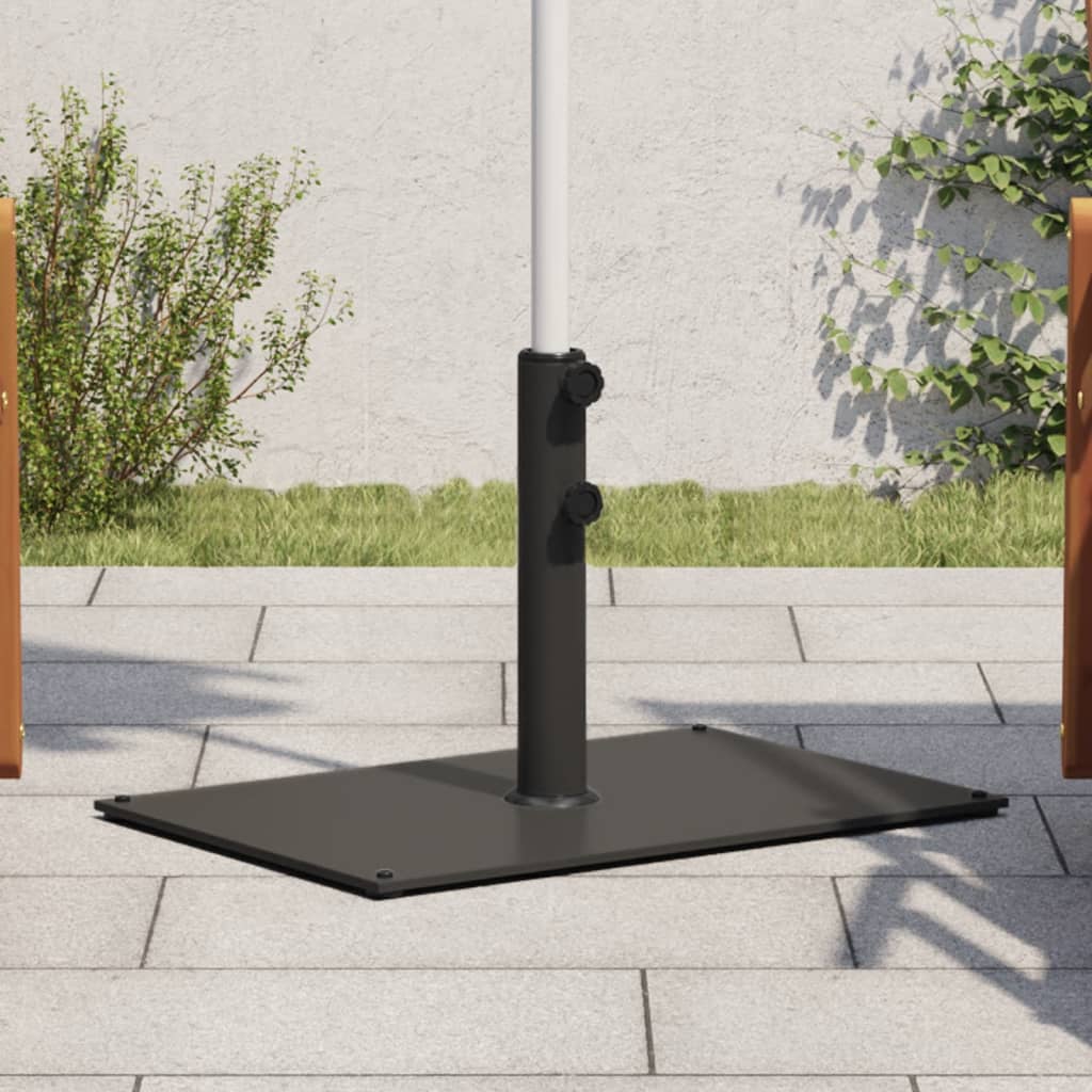 Vidaxl - Base De Parasol Pour Mâts Ø32/38/48 Mm 15 Kg Rectangulaire