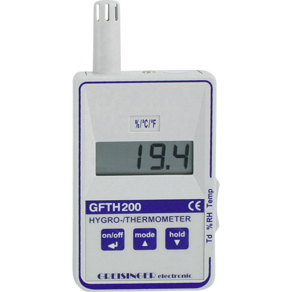 Greisinger Gfth 200-Wpf4 Temperatur-Messgerät Kalibriert (Iso) -25 - 70 °C Fühler-Typ Pt1000 4058175041881