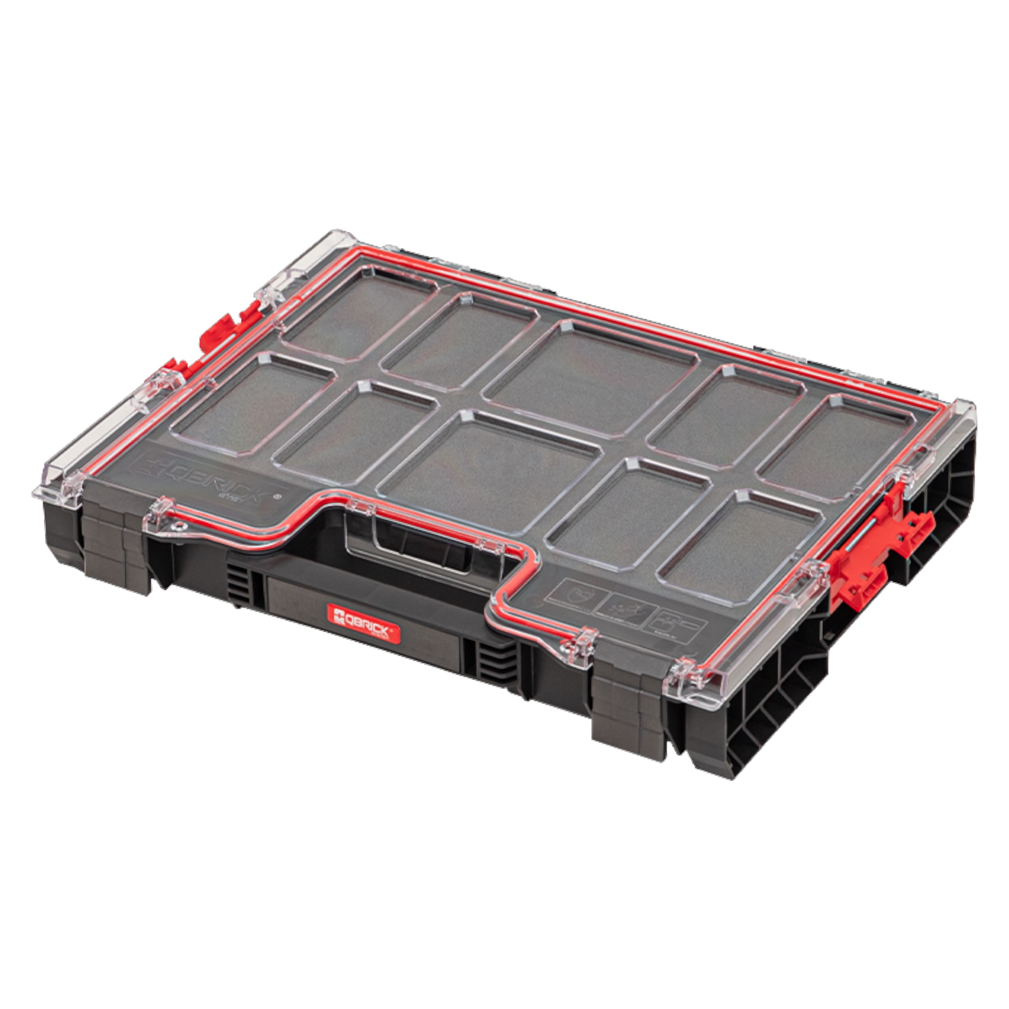 Qbrick Rot System Pro 200 Mfi Organizer 452 X 358 X 79 Mm 6 L Stapelbar Ip54