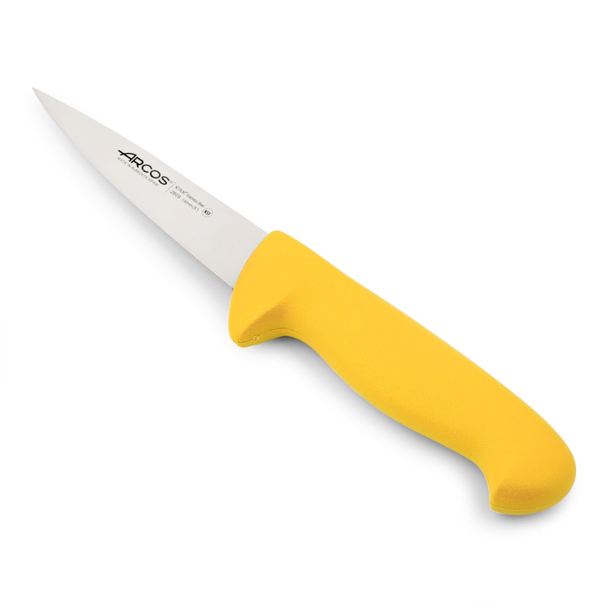 Arcos Gelb Metzgermesser Farbe - Prof 292900 Edelstahl Nitrum Und Mango Ergonomische E Polypropylenklinge Und 13 Cm Klinge, Vitrine