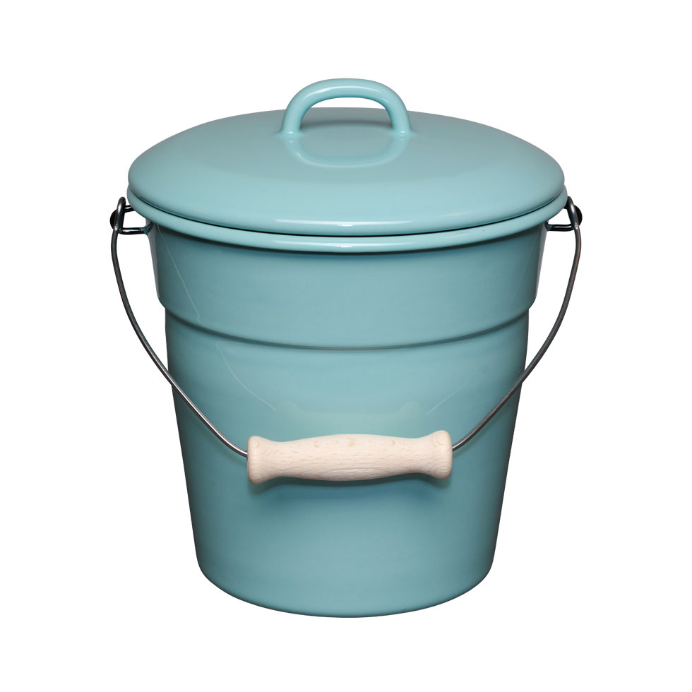 RIESS Seau universel avec couvercle 20cm Vert Naturel menthe