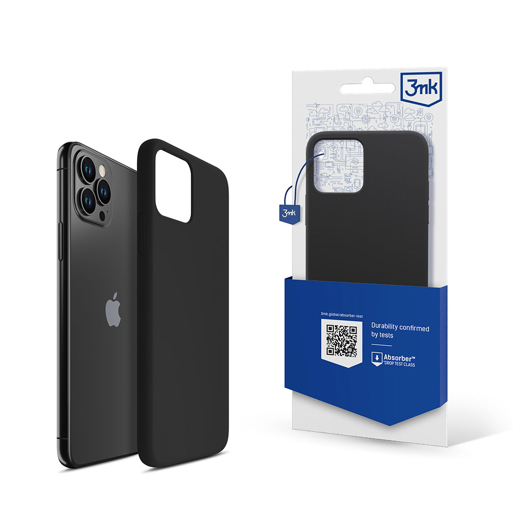 Oem Schwarz Apple Iphone 11 Pro Max - 3Mk Silikonhülle