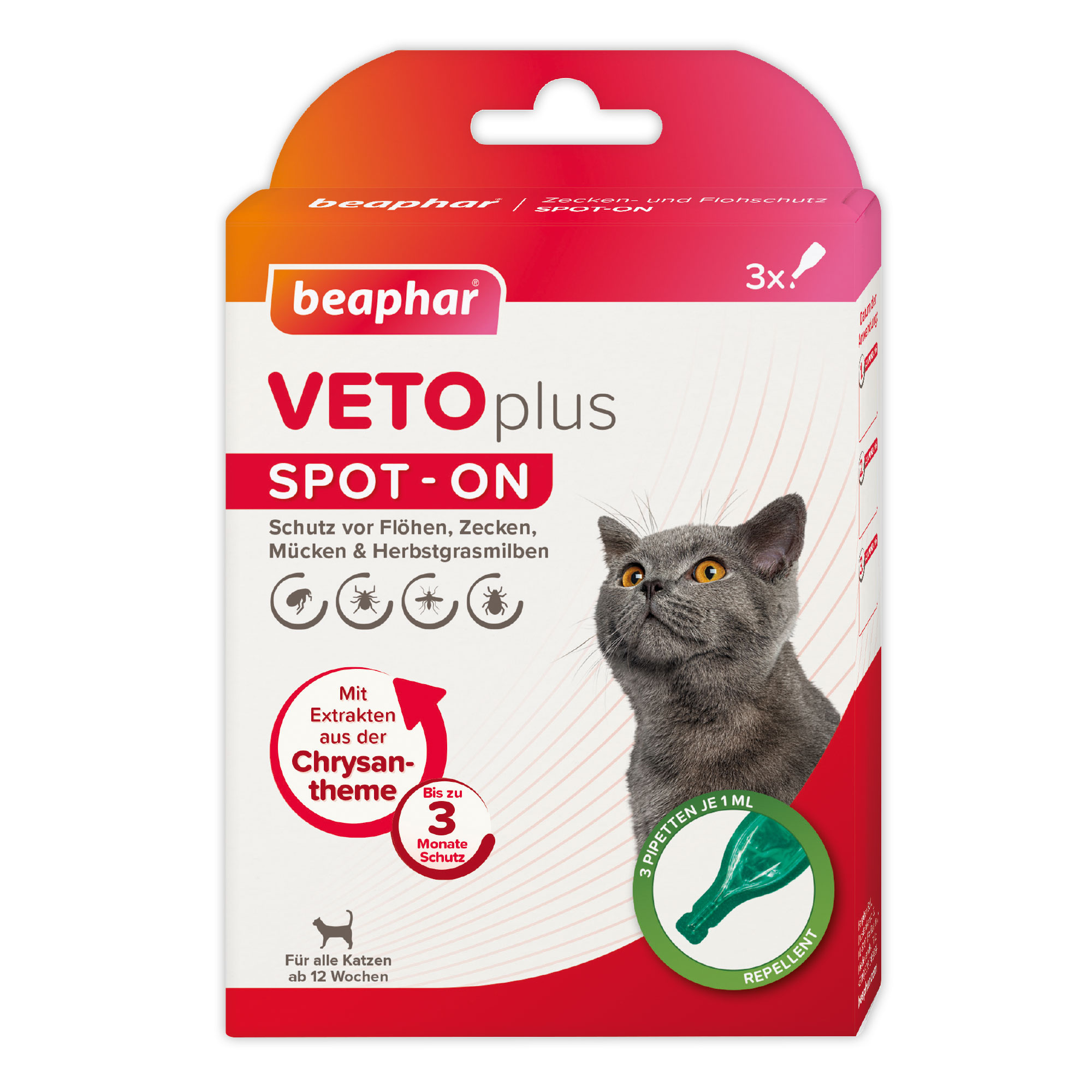 Beaphar VETOplus Spot-ON für Katzen, 3x1ml - Bild 5