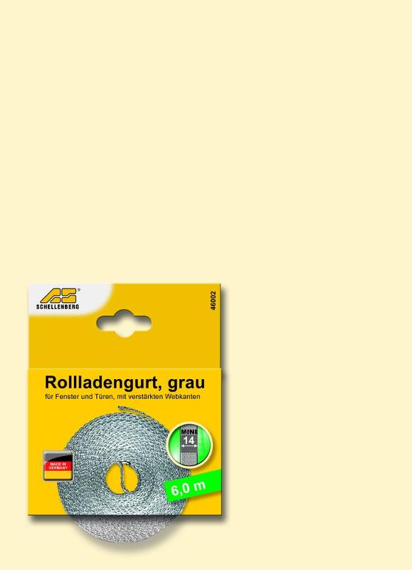 Rollladengurt 14mm/6,0m 02 Grau - 46002 - Schellenberg