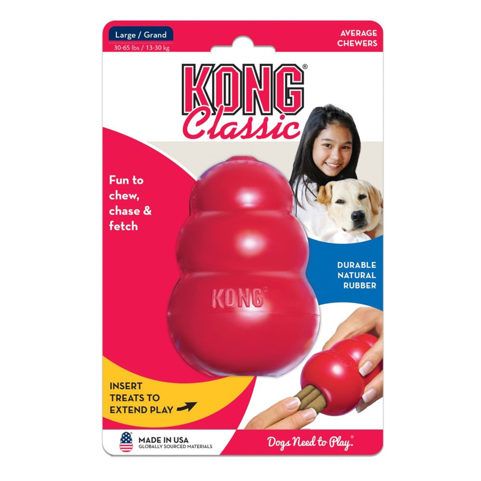 KONG Dog Toy Kong Classic Large 10cm - Image 8