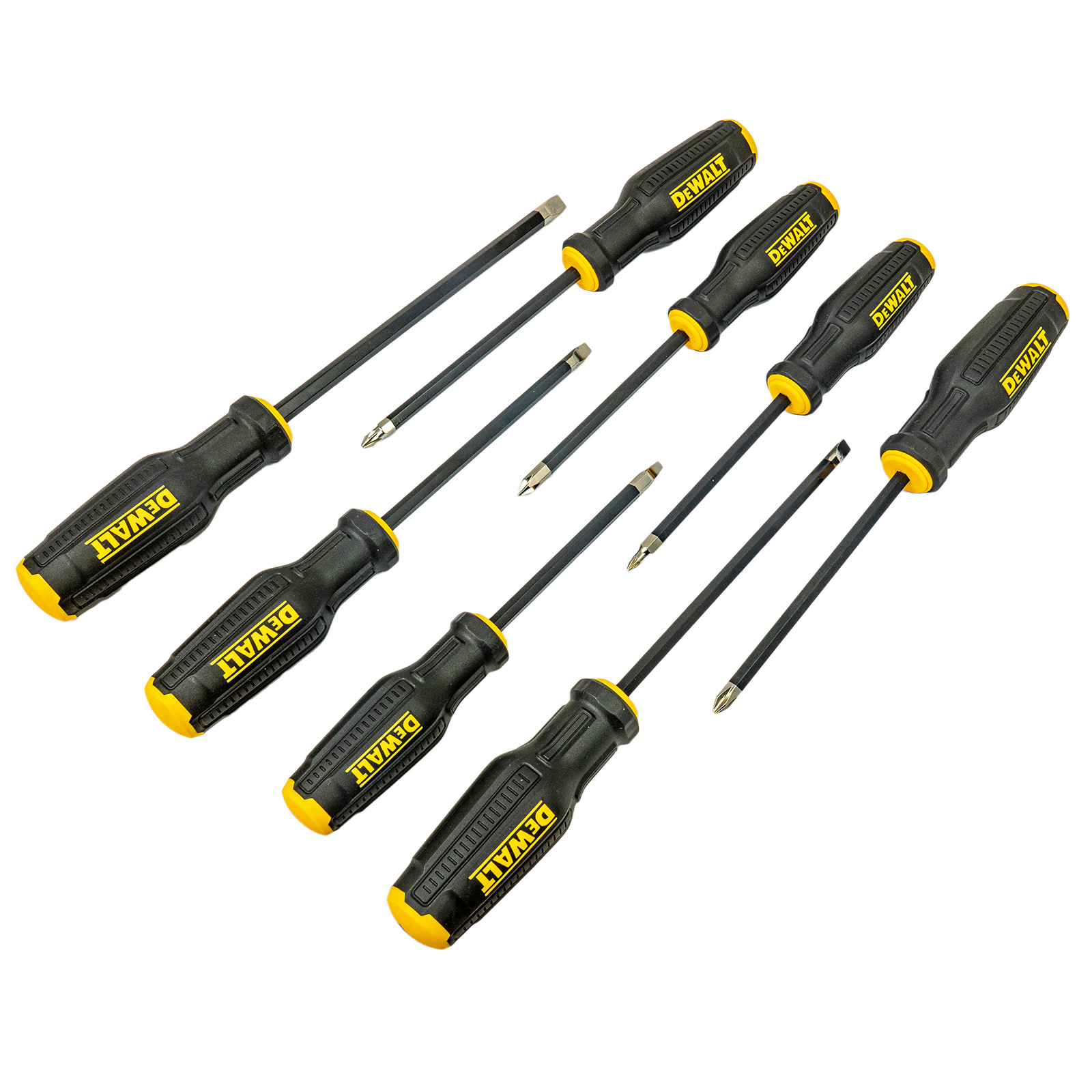 Dewalt Schwarz Universal Schraubendreher-Set 8Teilig Schlitz, Ph, Pz