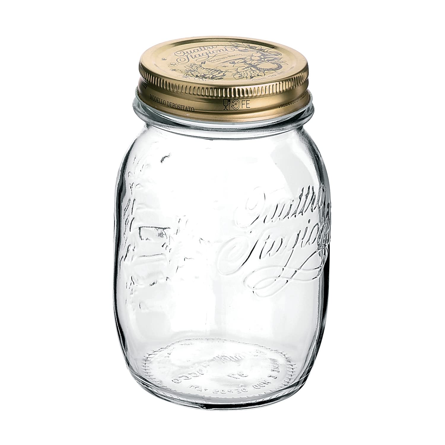 500ml Quattro Stagioni Glass Storage Jar