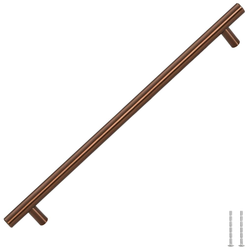 Cabinet Handles 5 Pcs Bronze 320 Mm Stainless Steel Vidaxl