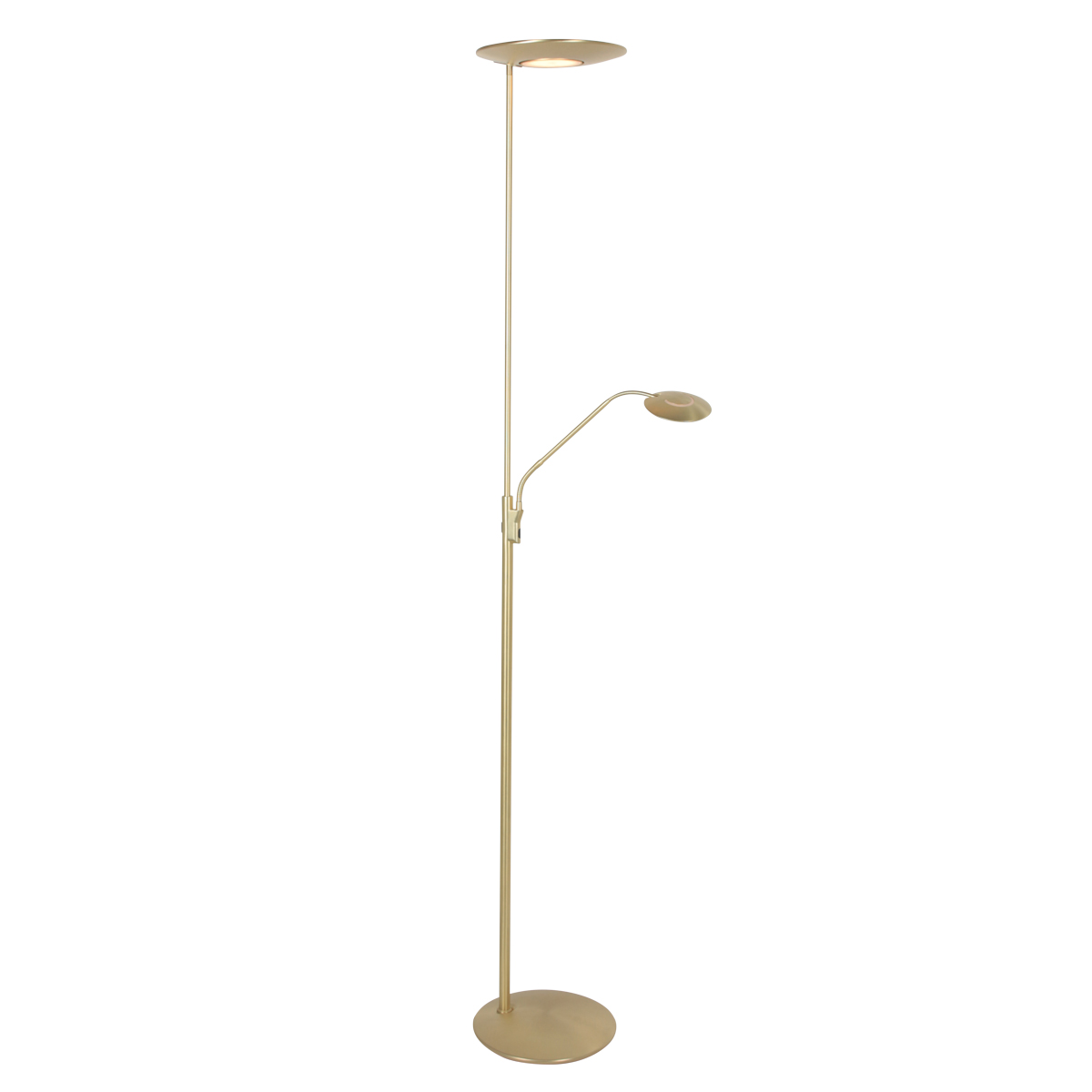 Steinhauer Stehlampe - Messing - Zenith2 - Kunststoff Metall - Designlampe