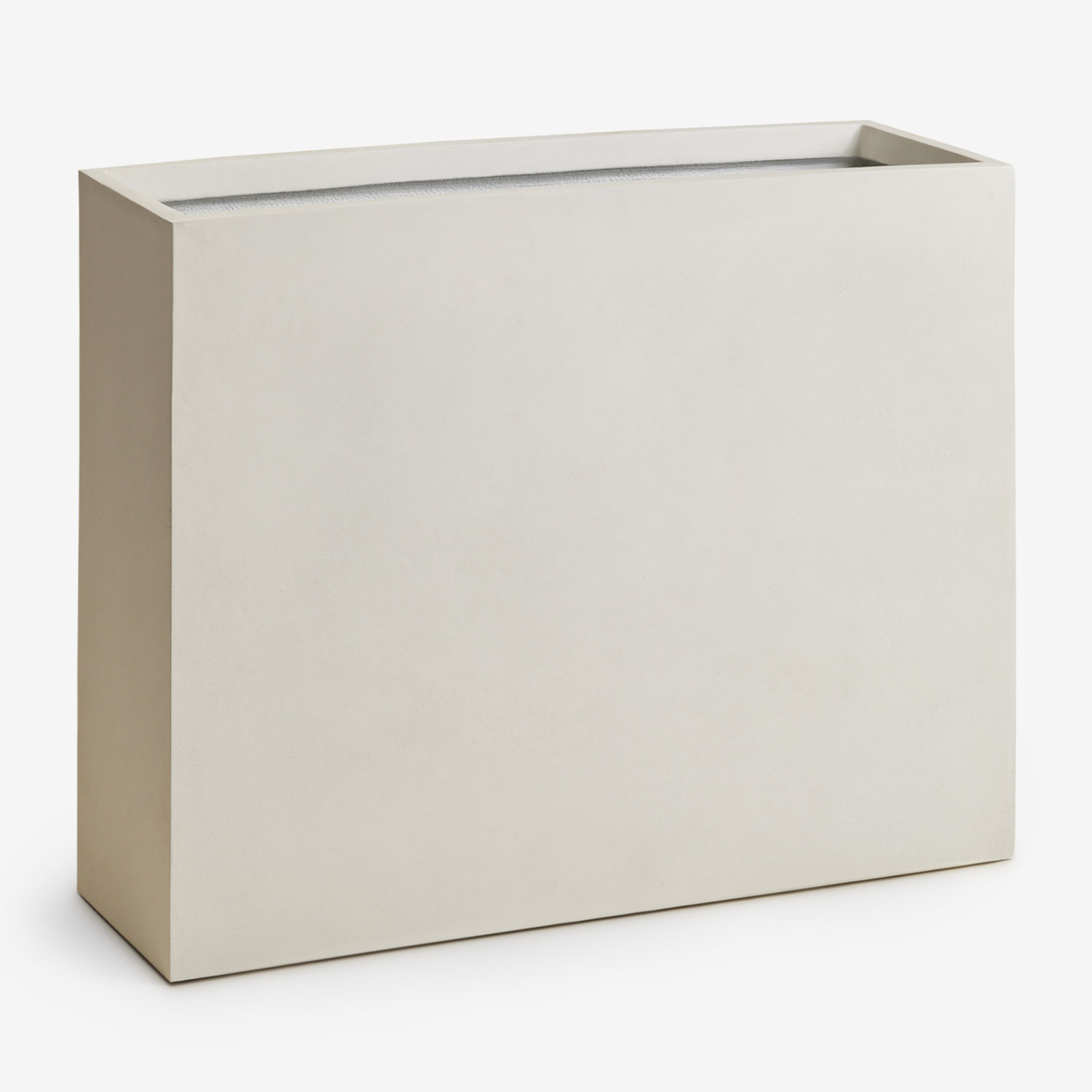 Sklum Macetero de Exterior Rectangular en Cemento Neyrua 85 x 30 x 70 cm