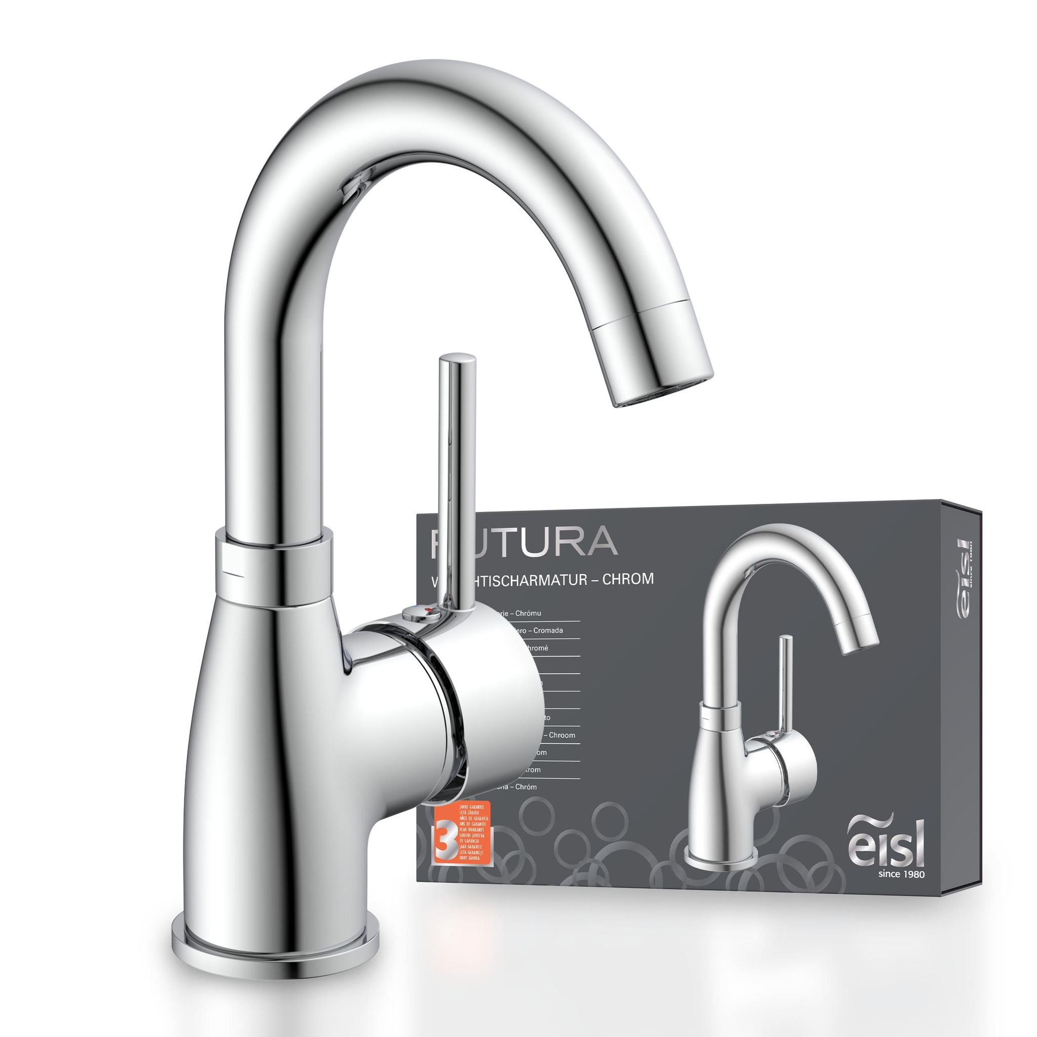 Eisl Futura Waschtischarmatur, Chrom - Image 3