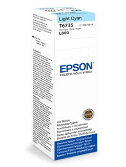 Epson Original 673 / C13t67354a Tintenflasche Hell Cyan - Image 5