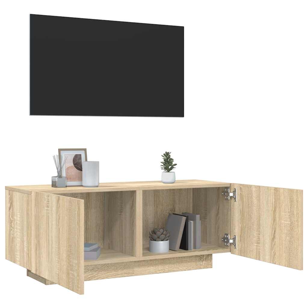 Vidaxl - Meuble Tv Chêne Sonoma 100x35x40 Cm Bois D'Ingénierie