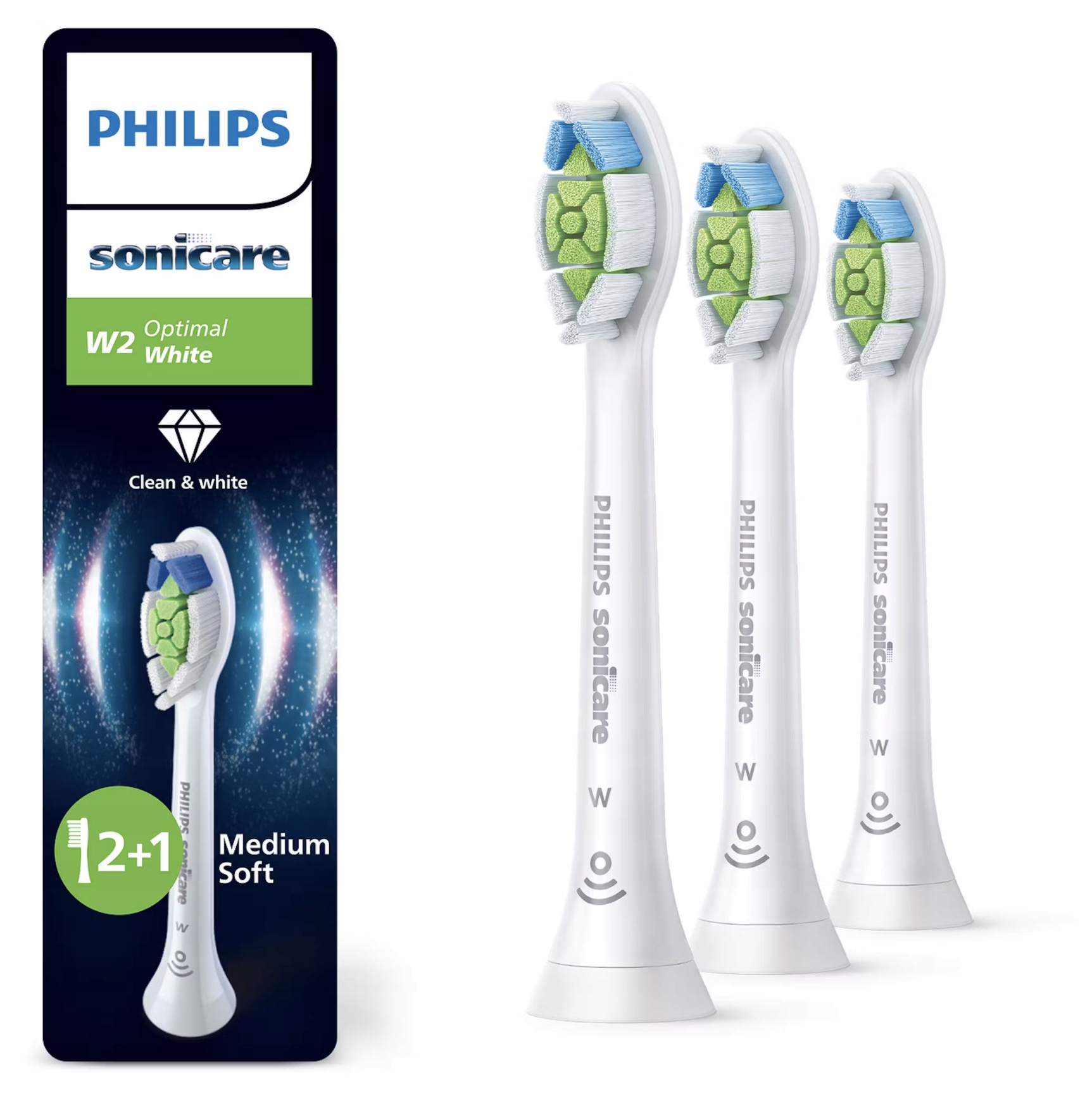 Philips Sonicare W2 Optimal White Hx6063/87 3 Ersatz-Bürstenköpfe 26x6x231 cm - Bild 3