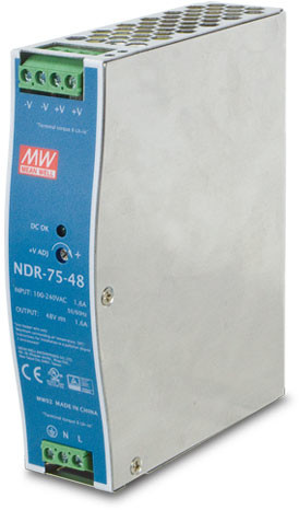 Planet Technology Din-Rail Power Supply (Pwr-75-48) 75 Watts, 48V,