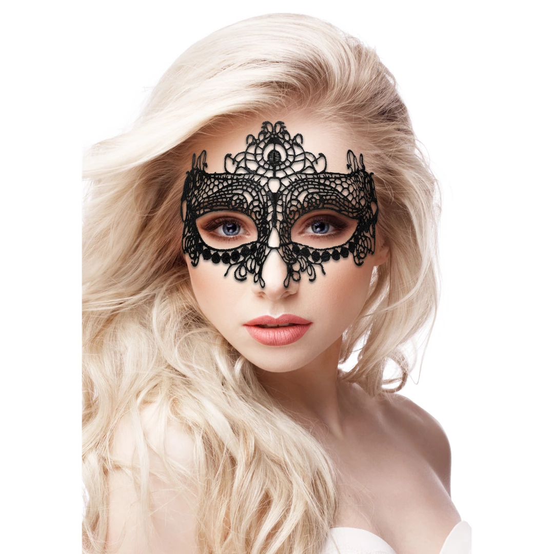 Ouch! Maske: Queen Black Lace, schwarz - Bild 3