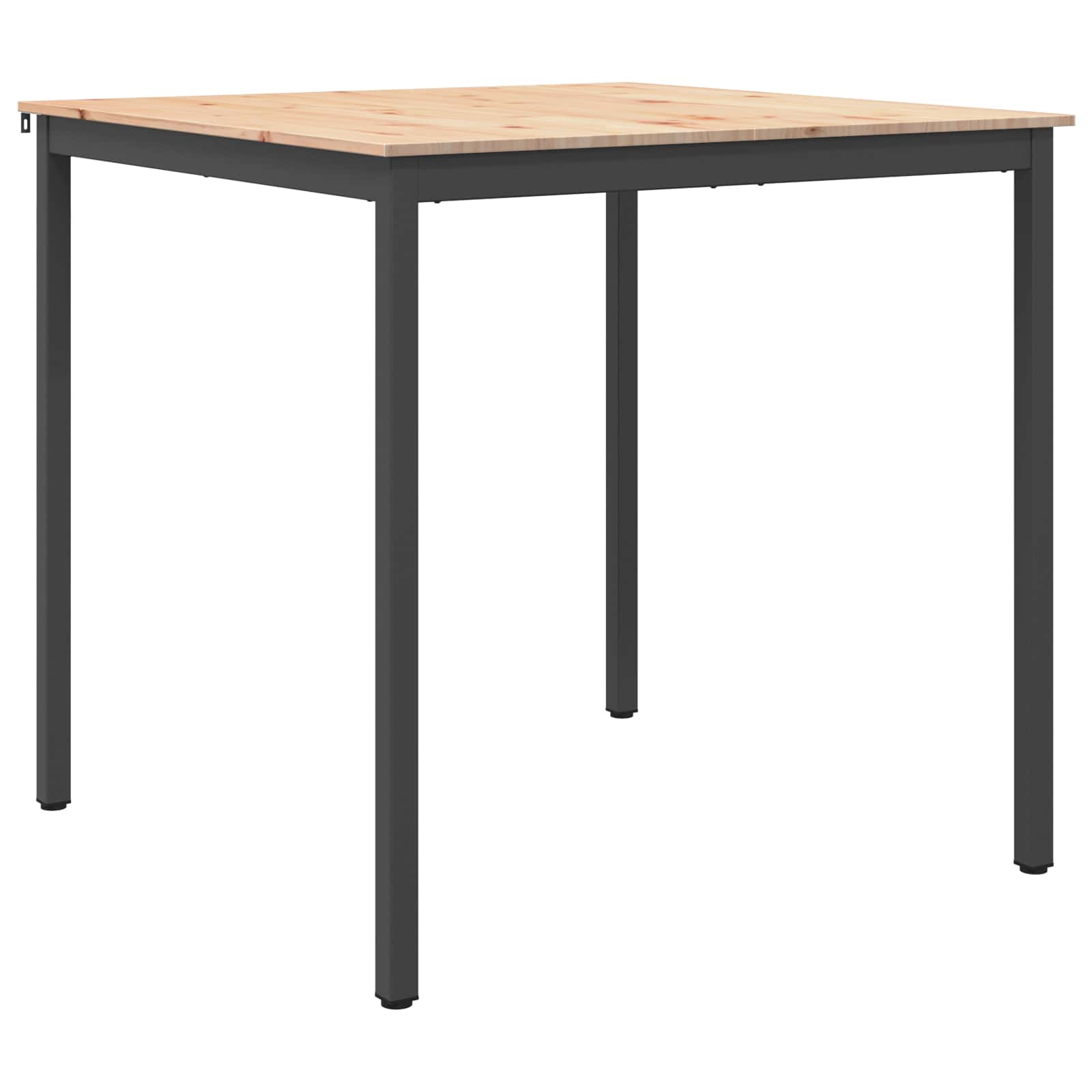 Vidaxl Bar Table 110 X 110 X 105 Cm Solid Pine Wood Natural Square