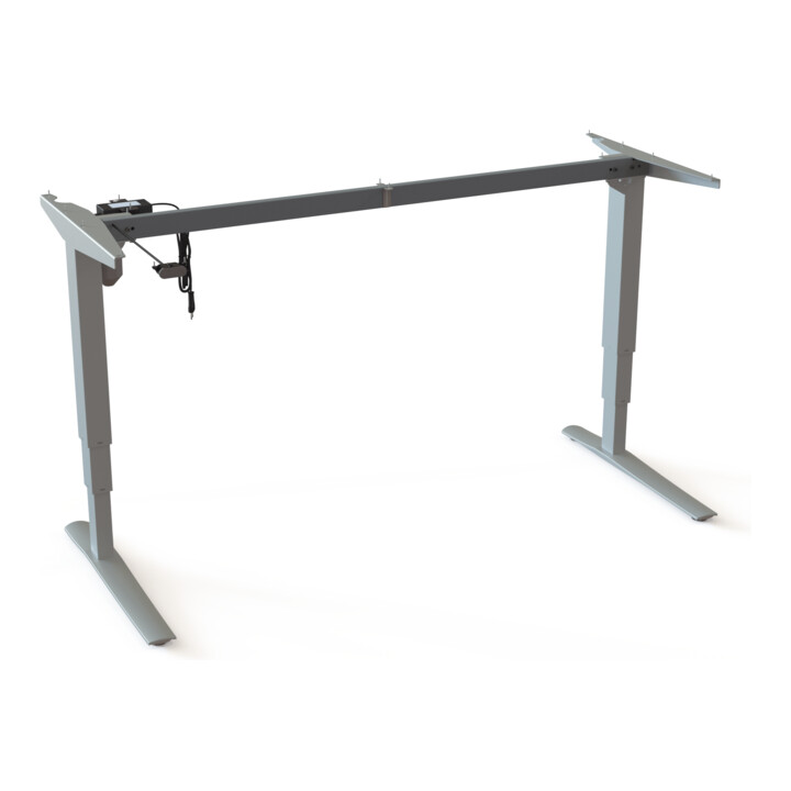 Châssis électrique réglable en hauteur, 2 colonnes, 65 à 125 cm, charge 100 kg, largeur 72 à 172 cm