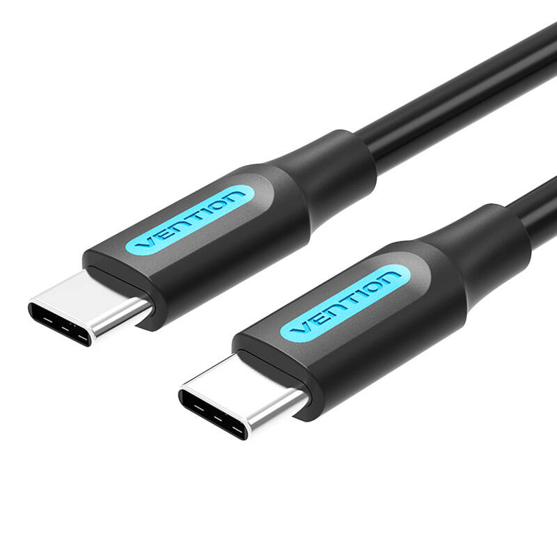 Vention USB 2.0 Kabel Typ C, schwarz - 1,5m (1.50 m, USB 2.0, 60 W), USB Kabel - Bild 4