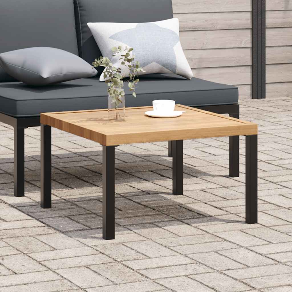 Vidaxl - Table Basse De Jardin Noir 65x65x40 Cm Aluminium