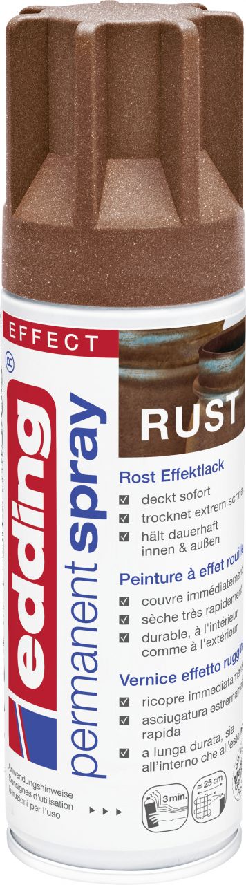 Edding 5200 Permanentspray 200 Ml Rost Effekt Sprühlacke