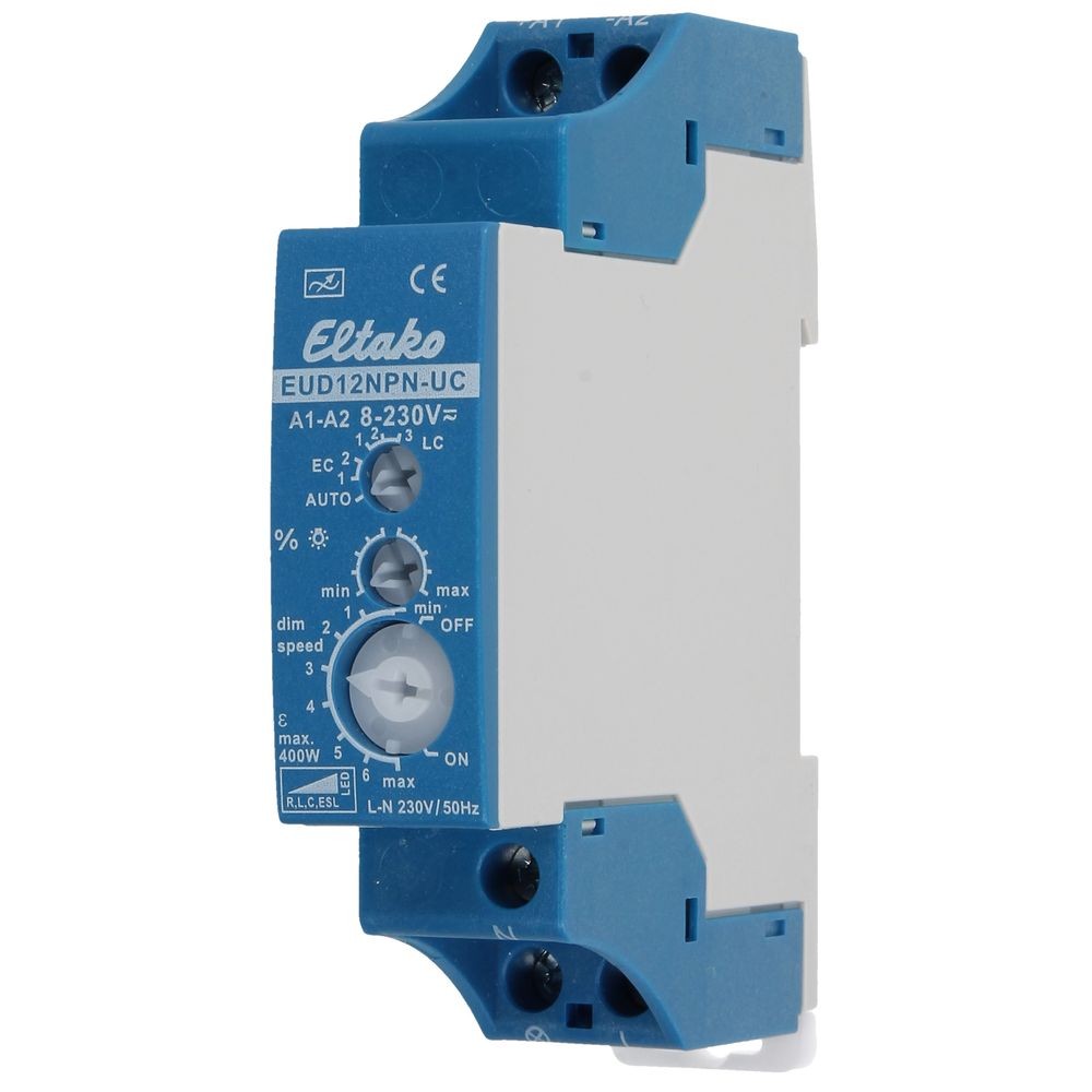 Eltako EUD12NPN-UC, Dimmer, Montierbar, Blau, 230 V, 400 W - Image 4