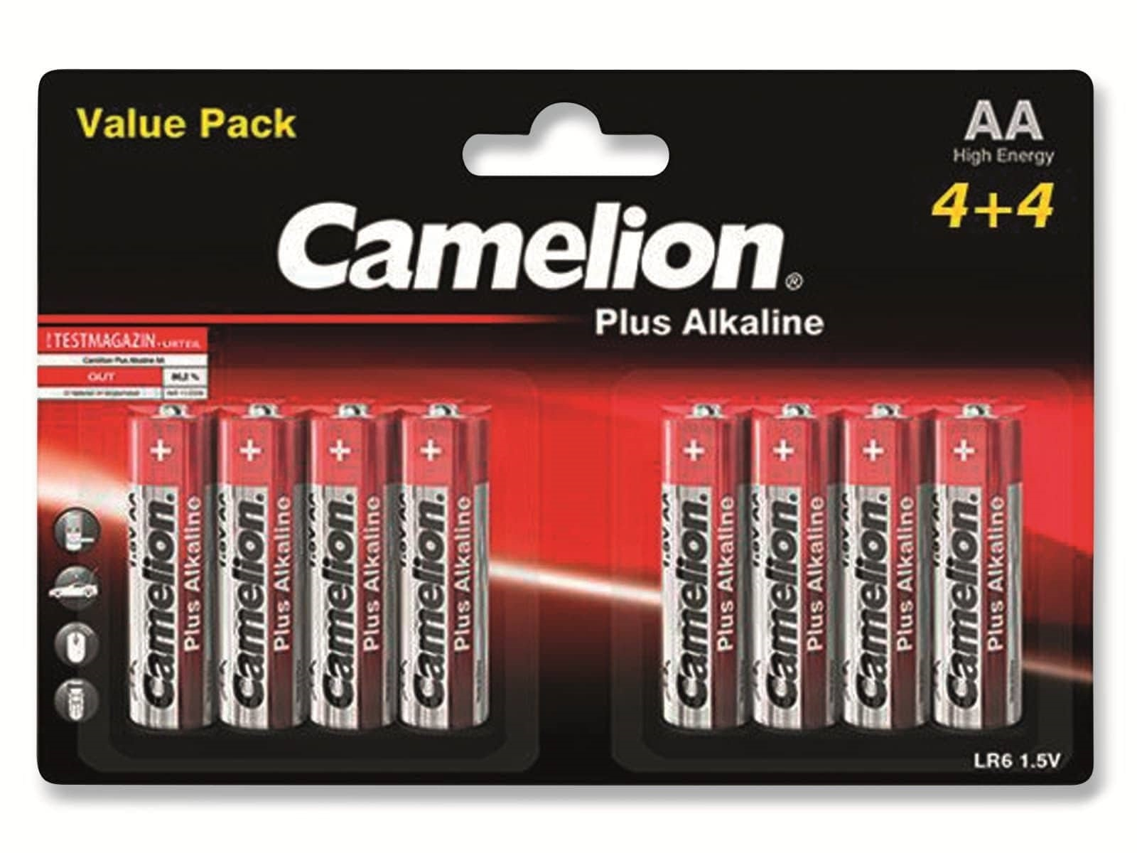 Camelion Mignon-Batterie, Plus-Alkaline, Lr6, 8 Stück - Bild 2