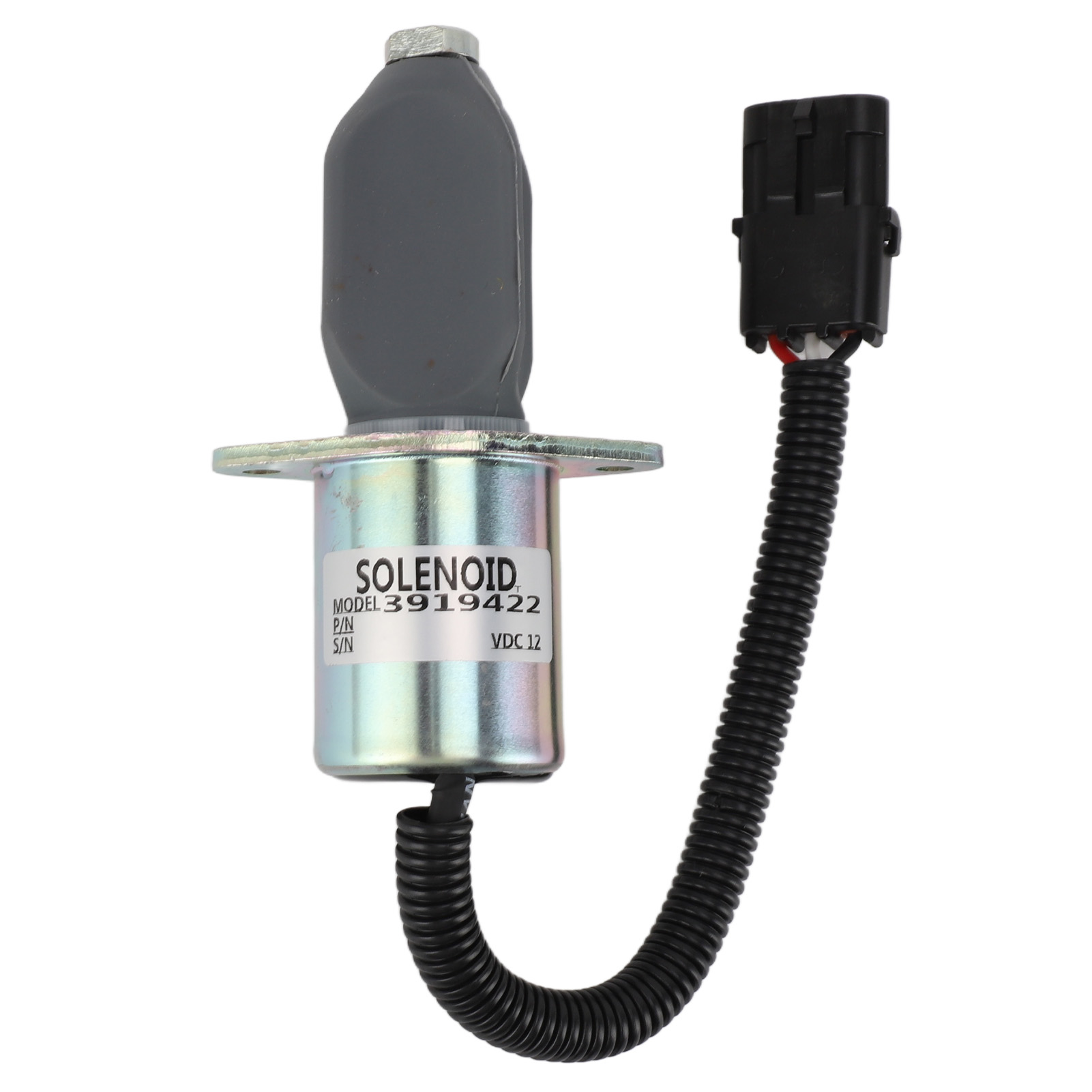 Électrovanne d'arrêt carburant 12V pour générateur, vanne de coupure moteur en fer, LZAB