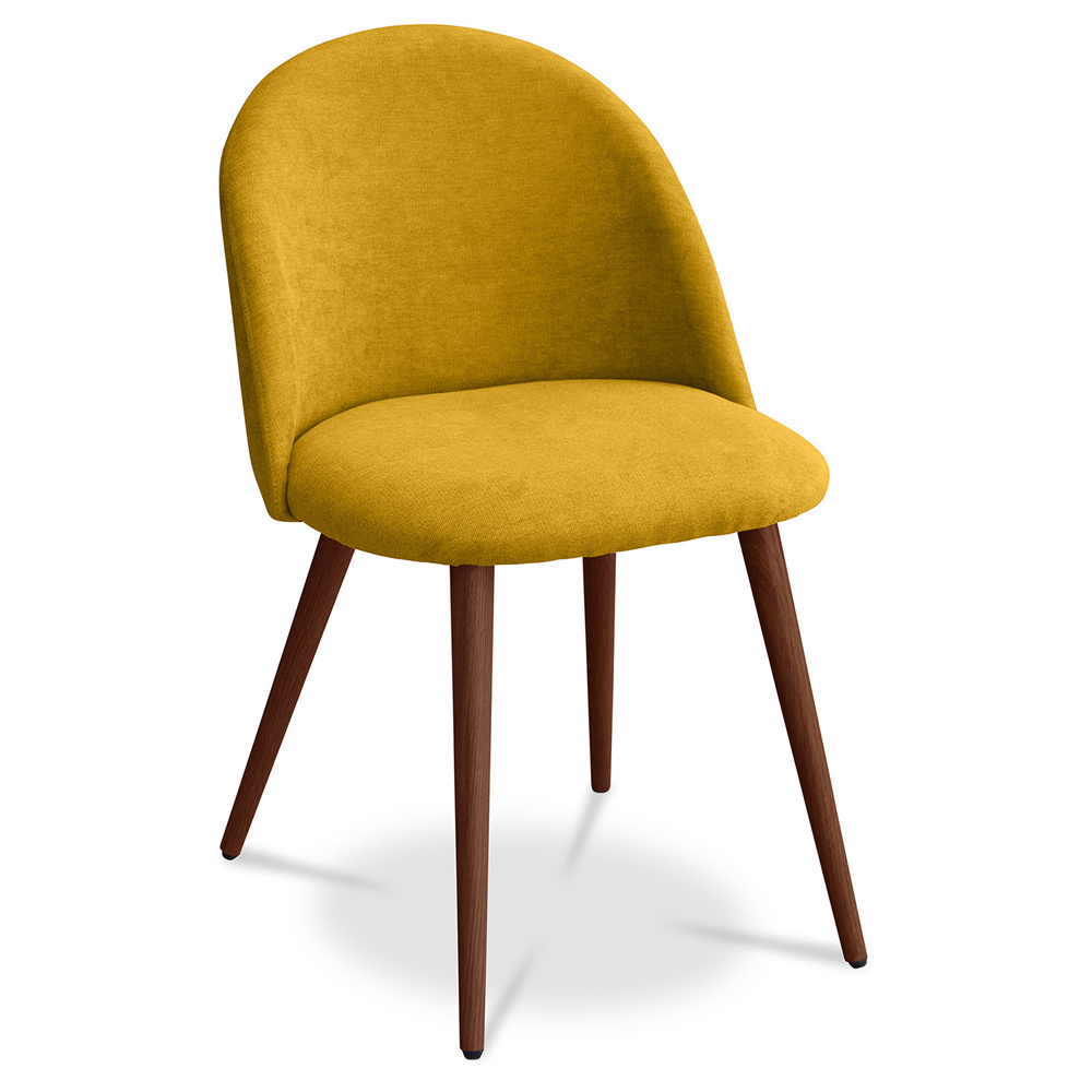 Privatefloor – Chaise De Salle À Manger Scandinave – Tapissée En Tissu
