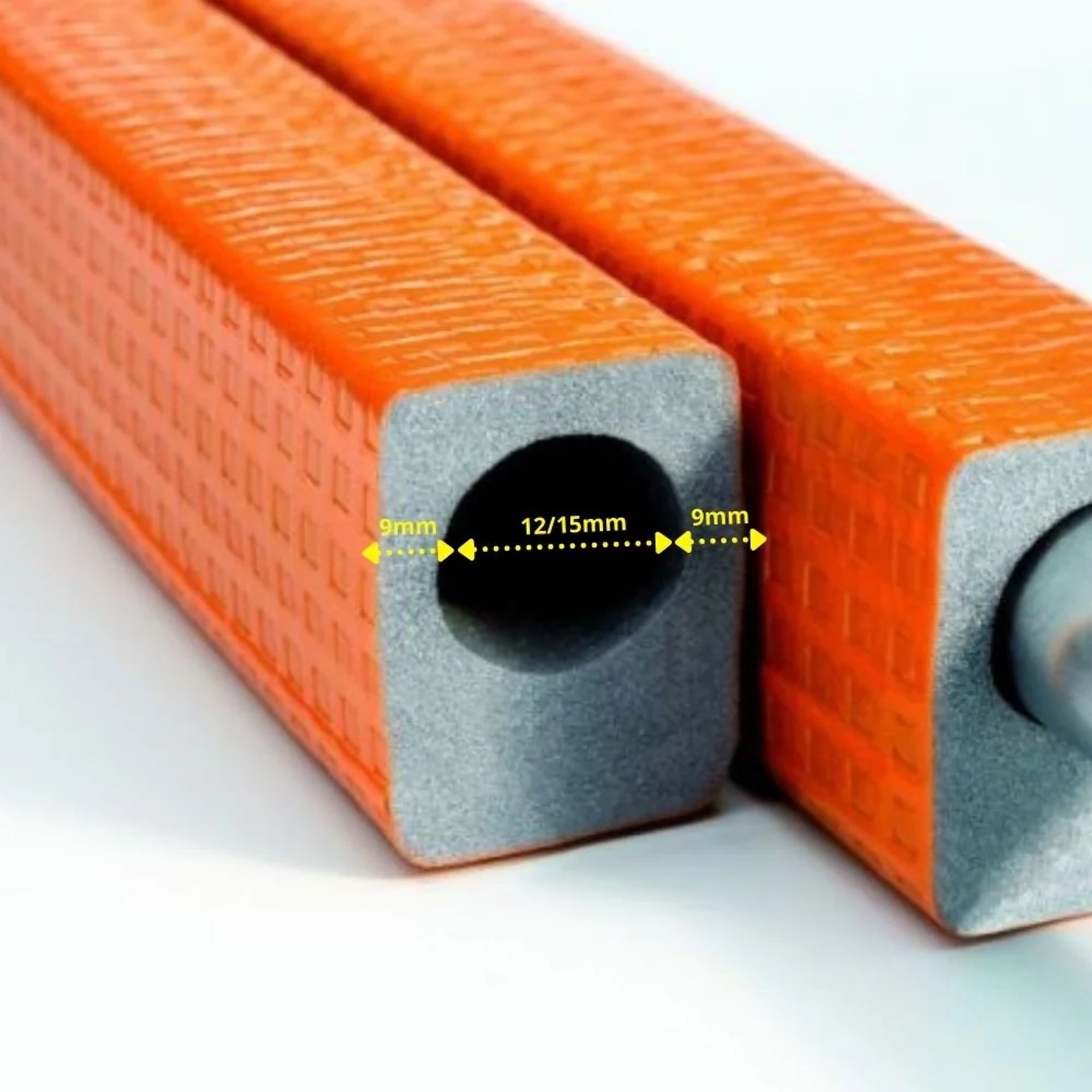 Boni-Shop® Rohrisolierung, Kompakte Rohrisolierung 1 M Ø 12/15 Mm, 9 Mm Dämmung