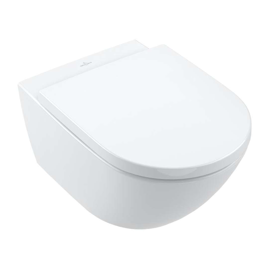Villeroy & Boch Weiss Villeroy Und Boch Subway 3.0 Combi-Pack Wand-Wc Mit Wc-Sitz 4670Tsr1 Spülrandlos Twistflush, Weiß Ceramicplus - Image 9