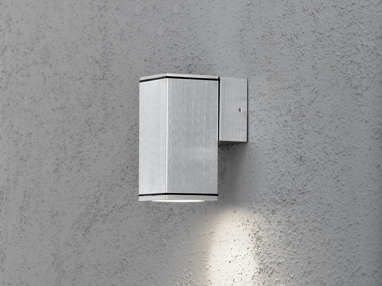 Konstsmide Silber Fassadenbeleuchtung, Aussenwandleuchte Halogen Gu10 (Gu10, Ip44) - Bild 5