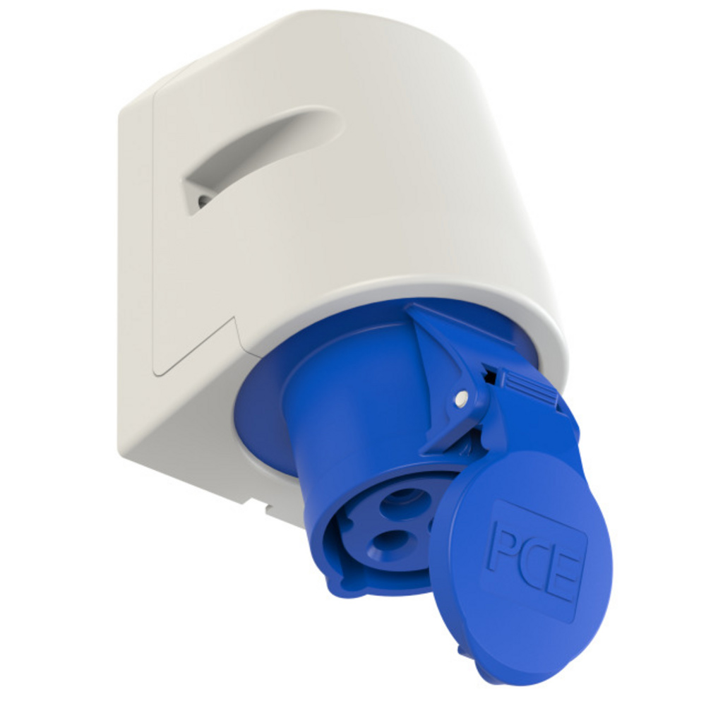Pce Blau - 113-6 Cee-Cara Wandsteckdose 16 A 3Polig 230 V 1 St.