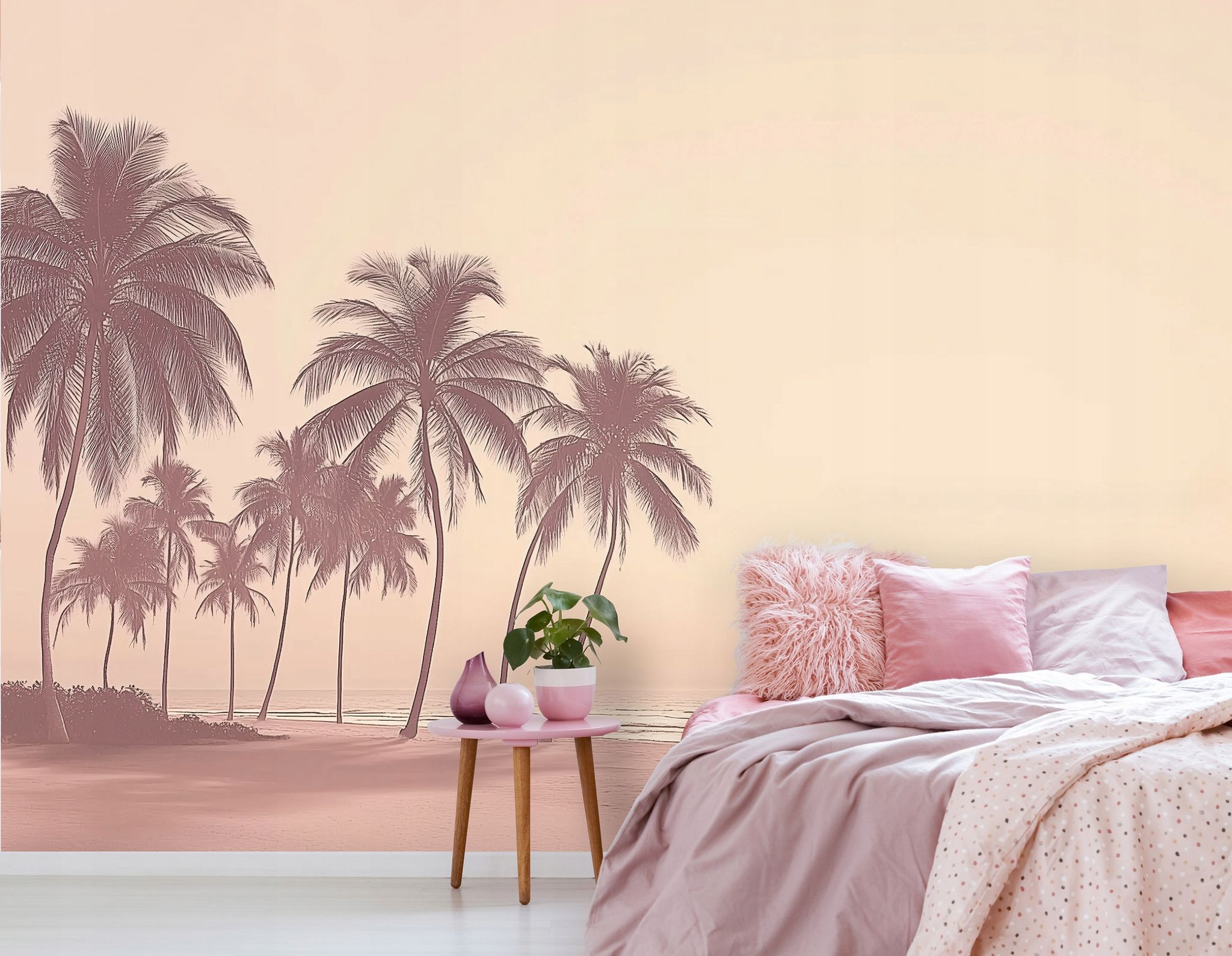 Wallarena Vlies Fototapete Meer Und Strand 400x280 Cm, Tapeten, Für Wohn Und Schlafzimmer, Vliestapete Wandtapete Tapete 3d Effekt- Inkl. Kleister - Palmen