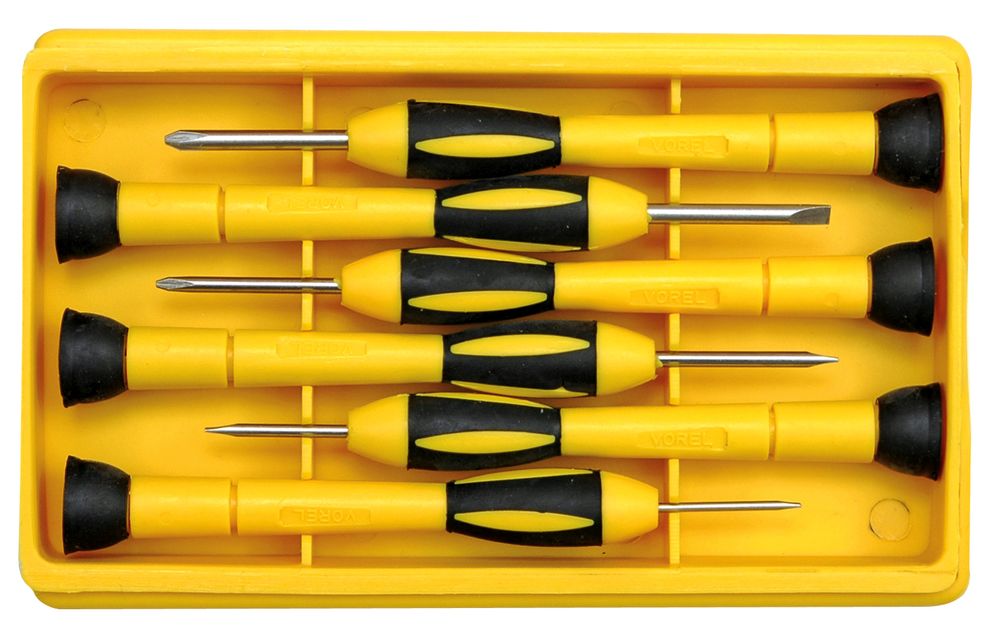 Vorel Mehrfarbig Präzisions-Torx-Schraubendreher, 6 Stück.